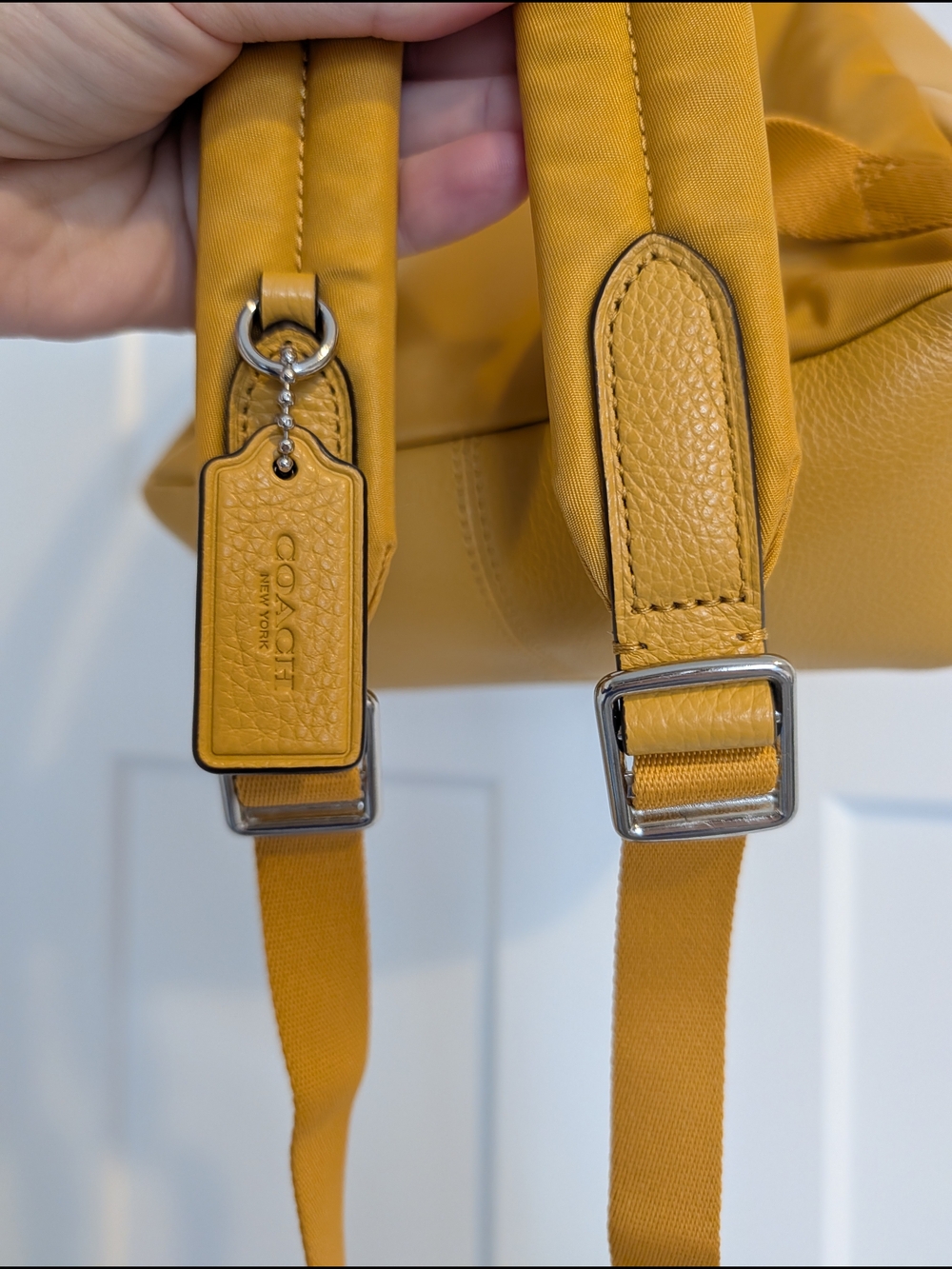 Coach Yellow Leather Mini Backpack - Picture 15 of 15